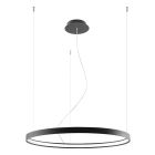 Moderne hanglamp Ringo, zwart, aluminium, 50w, 3000K