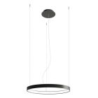 Moderne hanglamp Ringo, zwart, aluminium, 30w, 3000K