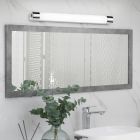 Chromen badkamer plafondlamp, Ottavia, 6W, 3000K LED, IP44, met schakelaar