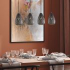 Antraciet hanglamp Esrum, Modern