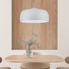 Witte hanglamp modern, Alnon