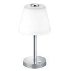 Chromen tafellamp modern, Liv, 4W, 3000K LED, met schakelaar