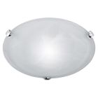 Witte, ronde plafondlamp Filia