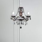 Zwarte kroonluchter klassiek, Pedra