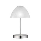 Nikkelen tafellamp modern, Aaron, 2,5W, 3000K LED, met schakelaar