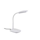 Witte bureaulamp modern, Charlot, 3,5W, 3000K LED, met schakelaar