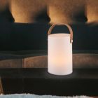 Witte buiten tafellamp modern, Marso, 1W, 3000K LED, IP44, met schakelaar