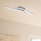 Nikkelen plafonnière design, Go, 5W, 3000K LED