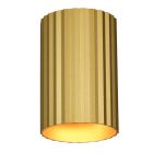 Gouden up down wandlamp modern, Ulbe