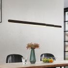 Zwarte hanglamp design, Dwayn, 48W, warm tot koud wit verstelbare LED, met touchdimmer