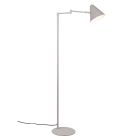 Grijze vloerlamp modern, Jille, met schakelaar