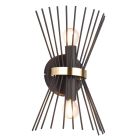 Zwarte wandlamp industrieel, Fransiscus