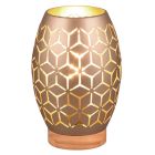 Taupe tafellamp modern, Delana