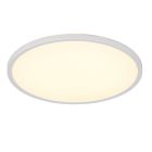 Witte plafonnière modern, Jeltje, 22W, warm tot koud wit verstelbare LED, met afstandsbediening