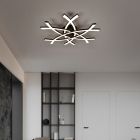 Zwarte plafonnière design, Carien, 33W, 3000K LED
