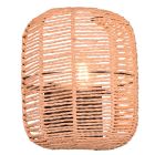 Zwarte wandlamp Elham, metaal, vintage