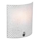 Chromen wandlamp Quinten, metaal