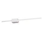 Witte wandlamp modern, Tsjerk, 3-staps dimbaar