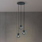 Moderne hanglamp Resi, antraciet