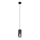 Zwarte hanglamp Amadi, metaal, modern