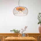 Nikkelen hanglamp industrieel, Gerardo