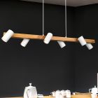 Witte hanglamp modern, Kaso