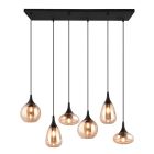 Amberkleurige hanglamp design, Sybren