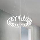 Moderne hanglamp Noemi, wit, 33w geintegreerd LED