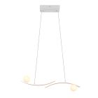 Witte hanglamp modern, Leonoor