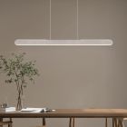 Chromen hanglamp modern, Dwayn, 28W, warm tot koud wit verstelbare LED