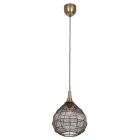 Bronzen hanglamp landelijk, Rins