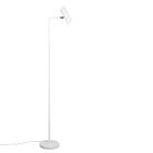 Witte vloerlamp modern, Kaso, met schakelaar