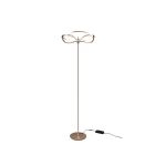 Moderne vloerlamp Remy, messing, 31w geintegreerd LED