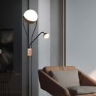 Bruine vloerlamp modern, Xelly, 18W, 3000K LED, met schakelaar