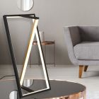 Zwarte tafellamp Chadi, metaal, modern, 9w, warm tot koud wit verstelbare LED