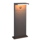 Antraciete staande buitenlamp met bewegingssensor modern, Patrique, IP54