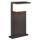 Antraciete staande buitenlamp met bewegingssensor modern, Slimane, 13W, 3000K LED, IP54