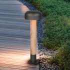 Grijze buitenlamp modern, Krishna, IP54