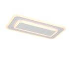 Witte plafonnière modern, Ulrike, 3-staps dimbaar