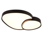 Zwarte plafondlamp metaal, Merwin, 51W, warm tot koud wit verstelbare LED