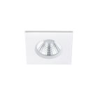 Witte badkamer inbouwspot Iman, metaal, IP65, 5 watt