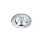 Chrome badkamer inbouwspot Iman, metaal, IP65, 5 watt