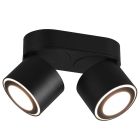 Moderne plafonniere Jorno, zwart, 3,5w geintegreerd LED