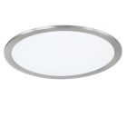 Nikkelen plafonniere Jamilia, metaal, modern, 15 watt