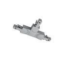 Grijs T-stuk met geleider rechts, 2-fase