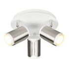 Nikkelen plafondspot modern, Quintijn