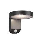 Moderne buitenlamp met bewegingssensor Sunny, antraciet, op zonne-energie