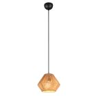 Papieren hanglamp bruin, Isaiah