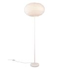 Beige vloerlamp stof, Vijay, met schakelaar
