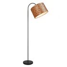 Bruine vloerlamp modern, Viton, met schakelaar